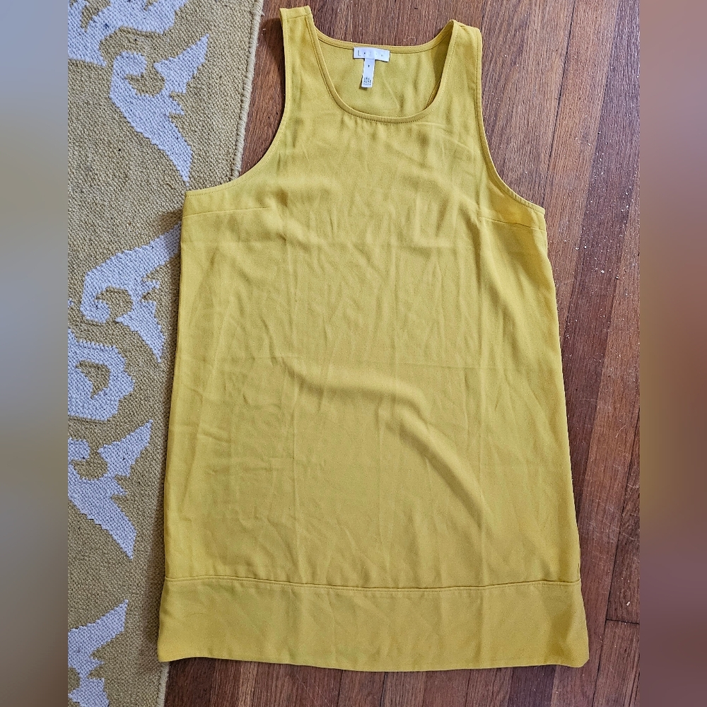 Yellow tank dress